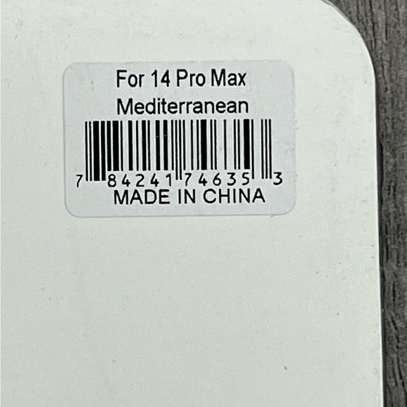 Blue IPhone 14 Pro Max silicone phone case, NWOT - Picture 3 of 4